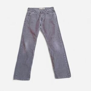 Patagonia Grey vintage corduroy trousers outdoor hiking 33x32 (actually 33x30)